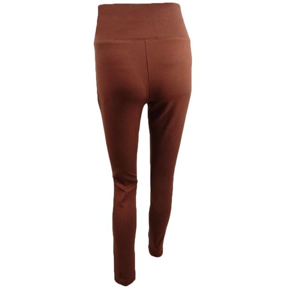 NWT INC Brown Skinny Leg Curvy Mid Rise 4 Pants - Picture 6 of 6